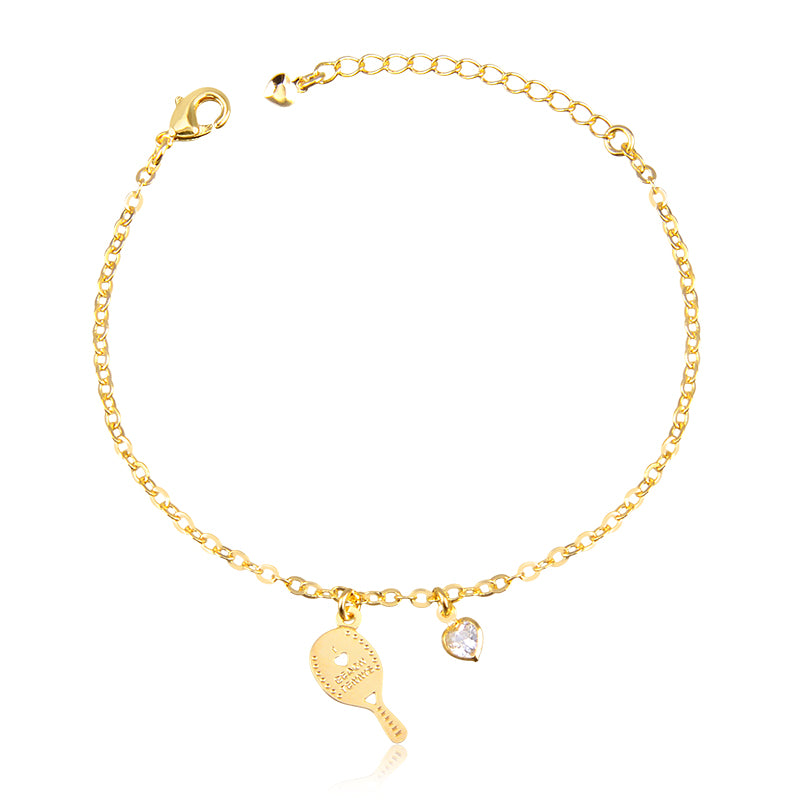 I Love Beach Tennis Bracelet