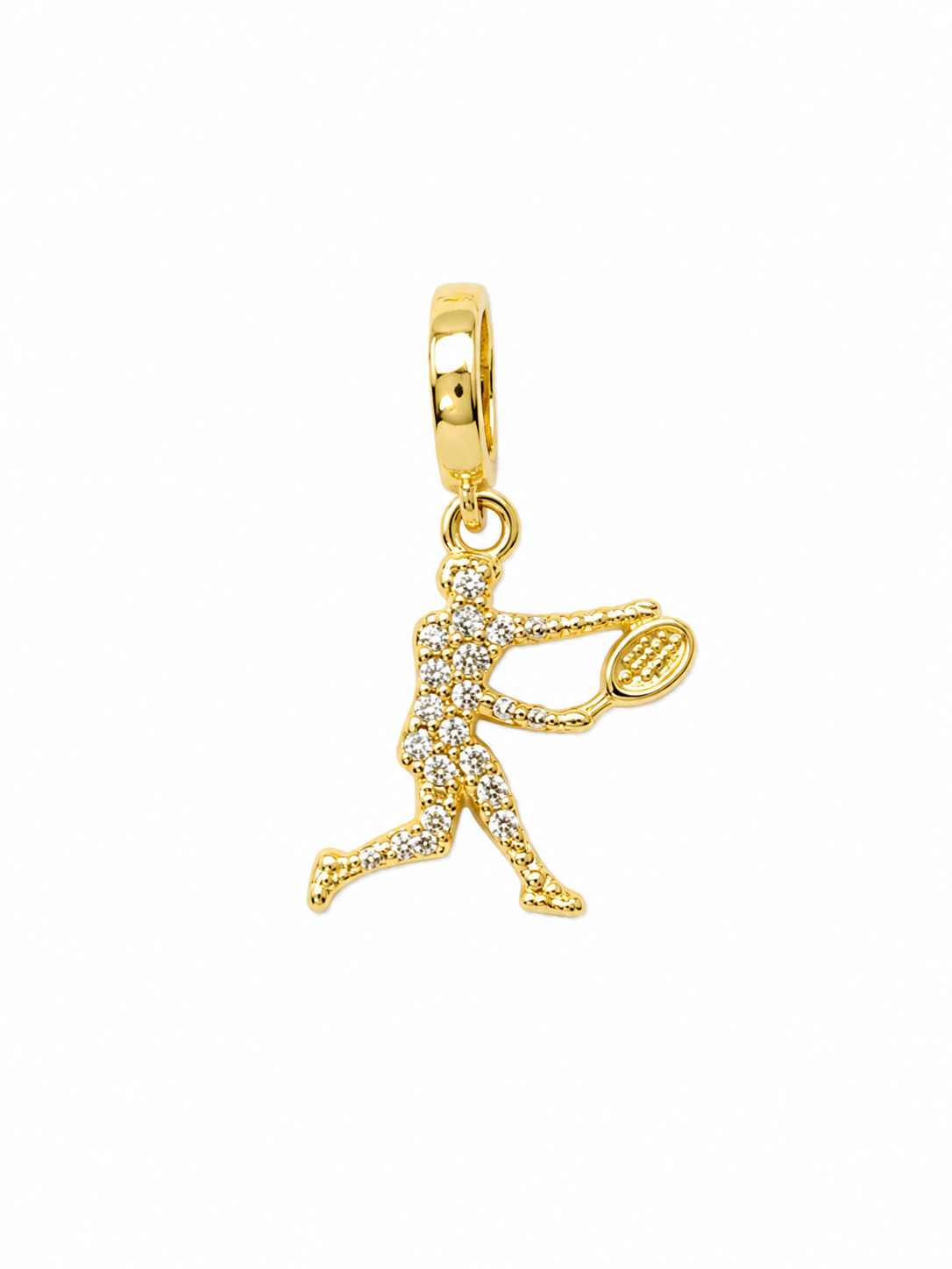 Tennis Player Charm
